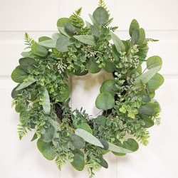 16.5IN MIX EUCALYPTUS WREATH