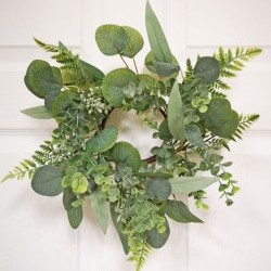 4.25/12.5IN MIX EUCALYPTUS RING
