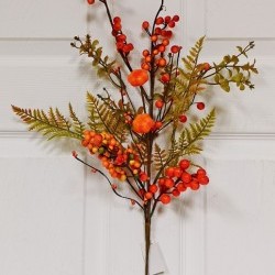 28IN BERRY&FIR SPRAY