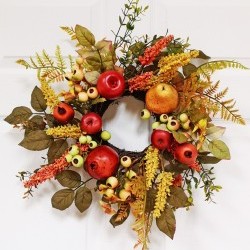 16IN MIXED FRUIT WREATH