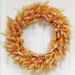 29IN DRIED REED WREATH