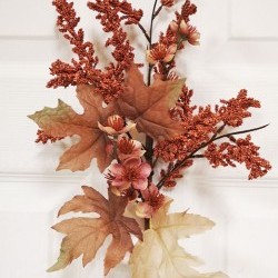 16IN BLOSSOM W/MAPLE SPRAY