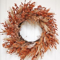 31.5IN ROUGH MELIC WREATH