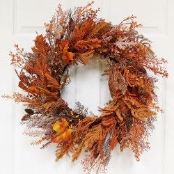 25IN ROUGH MELIC MAPLE WREATH