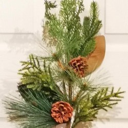 28IN MIX PINE&MAGNOLIA SPRAY