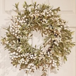 24IN MISTLETOE&BERRY WREATH