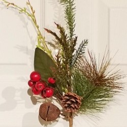 18IN RUSTIC &MAGNOLIA SPRAY