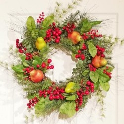 24IN PEAR WREATH