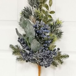 26IN BLUE BERRY SPRAY