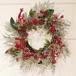 24IN EUCALYPTUS&MAGNOLIA WREATH