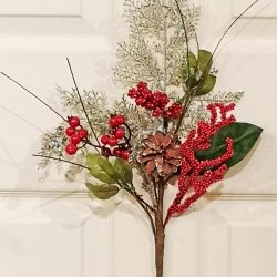 19IN EUCALYPTUS&MAGNOLIA SPRAY