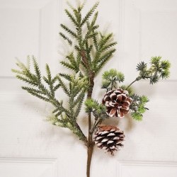 18IN ICE SNOW PINE SPRAY