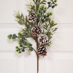 28IN ICE SNOW PINE SPRAY