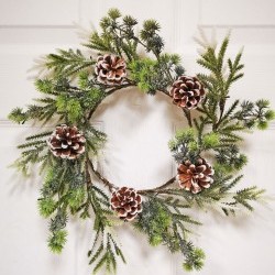 6.25IN ICE SNOW PINE RING