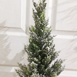 9X24 PINE TREE BURLAP
