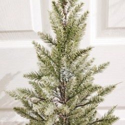 8X22 PINE TREE BURLAP POT