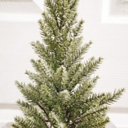 6X17 PINE TREE BURLAP POT