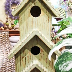8.3X6X18.5IN BIRD HOUSE
